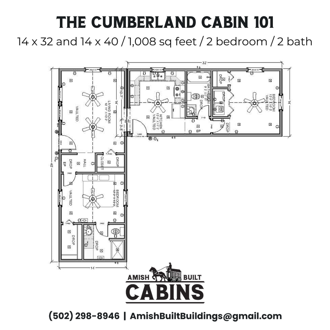 The Cumberland Crossing Cabin - ( WISCONSIN PRICING )