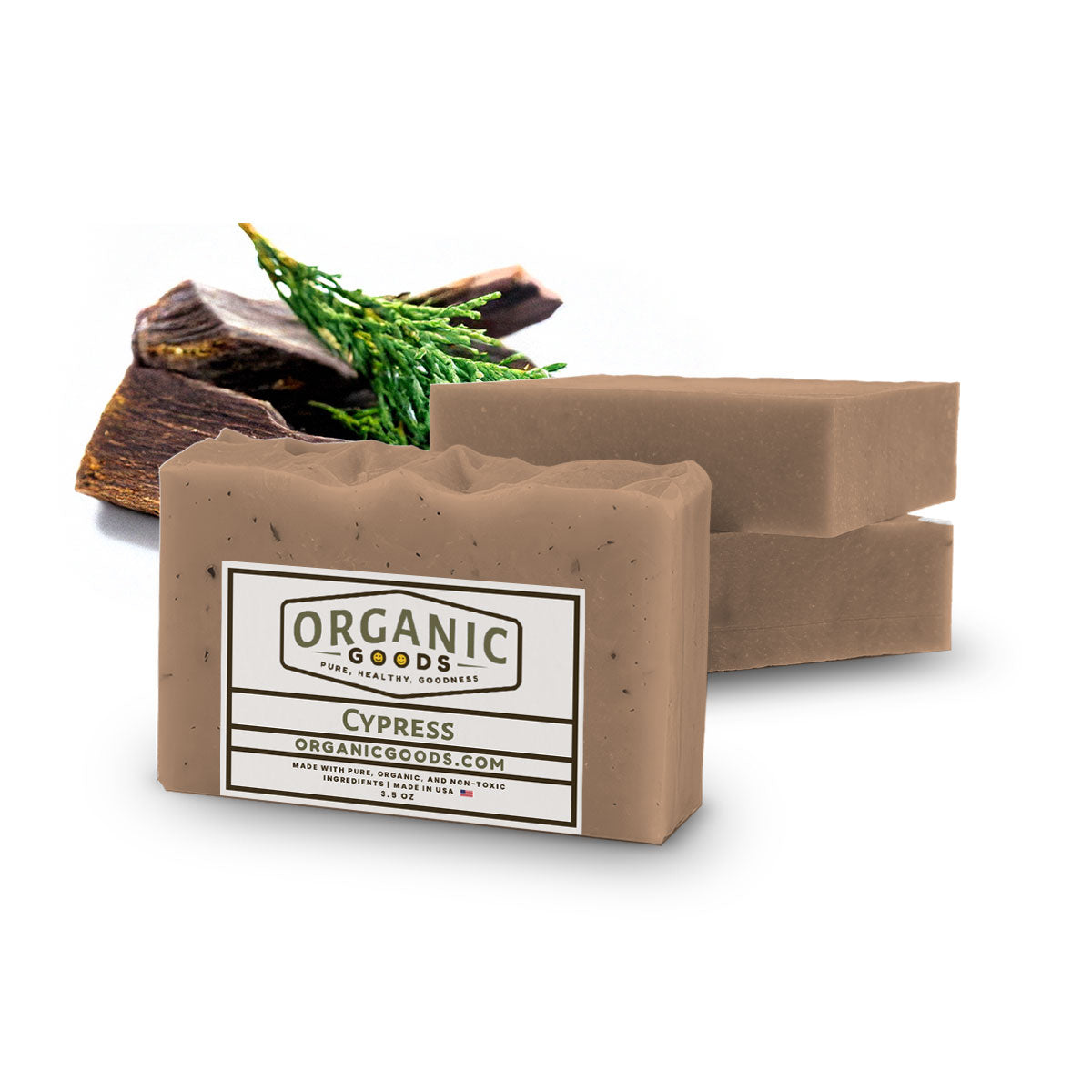 Cypress Scented Organic Bar Soap โ 4 oz