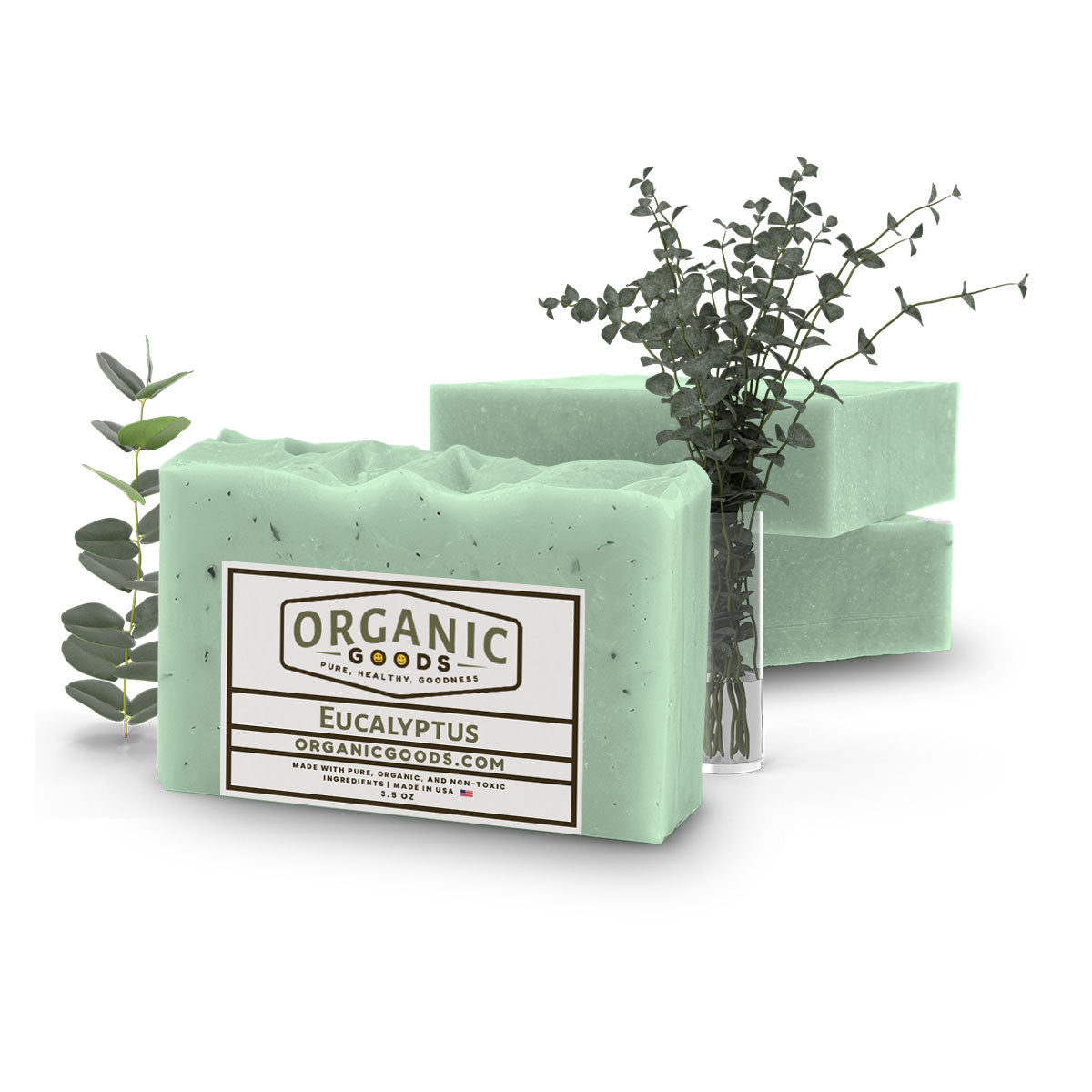 Eucalyptus Scented Organic Bar Soap – 4 oz
