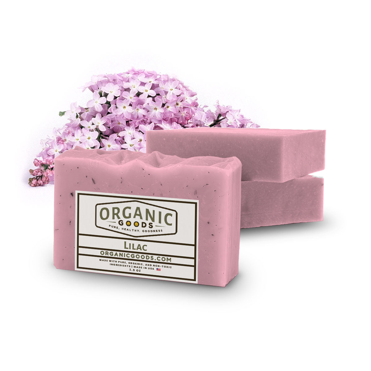 Lilac Scented Organic Bar Soap โ 4 oz