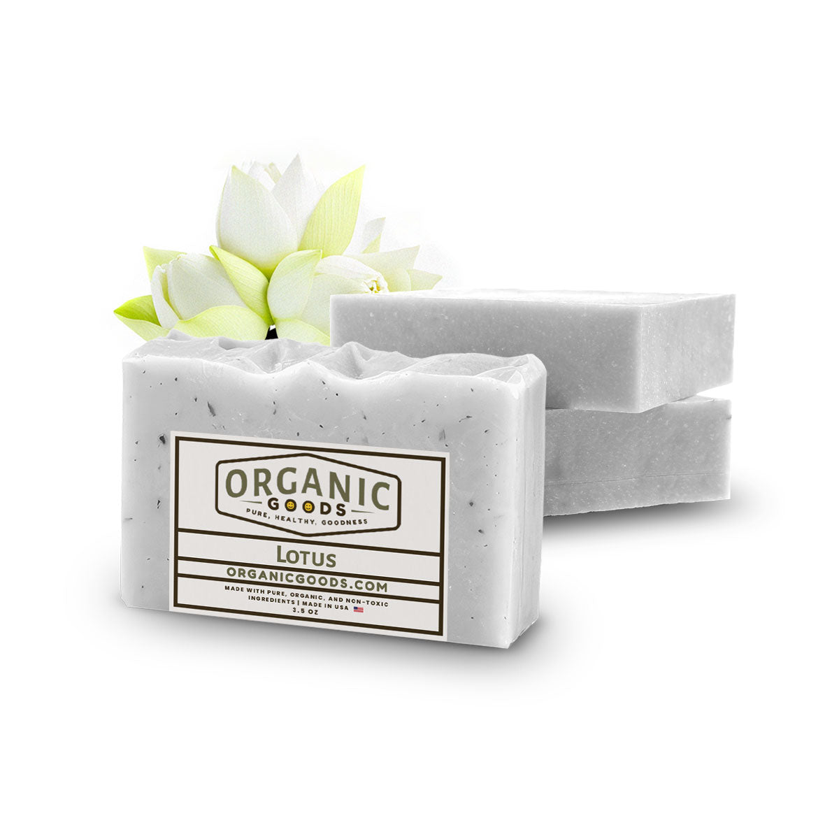 Lotus Scented Organic Bar Soap โ 4 oz