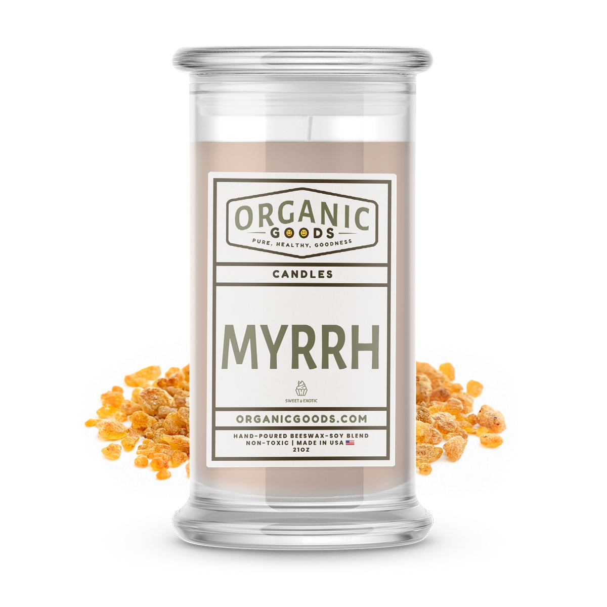 Myrrh Essential Oil Organic Candles