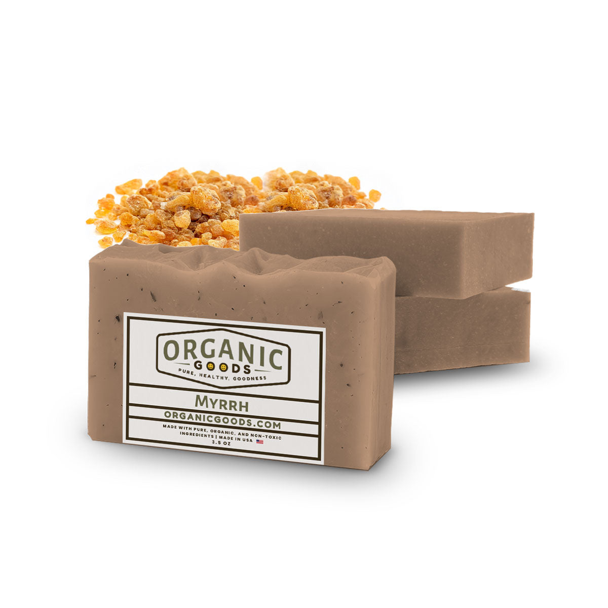 Myrrh Scented Organic Bar Soap – 4 oz