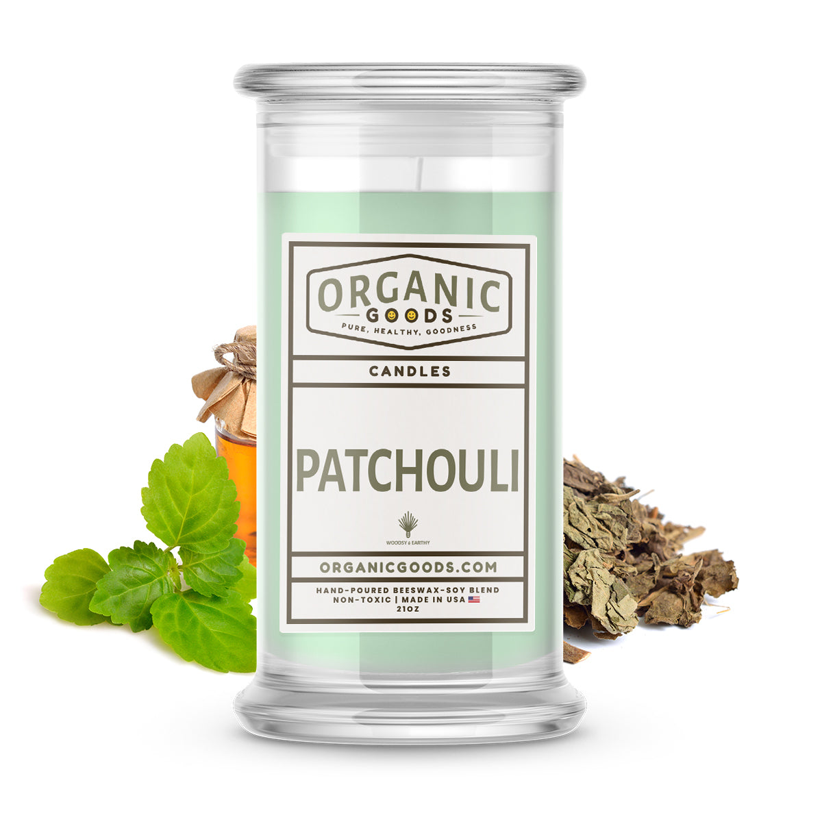 Patchouli Essential Oil Organic Candles