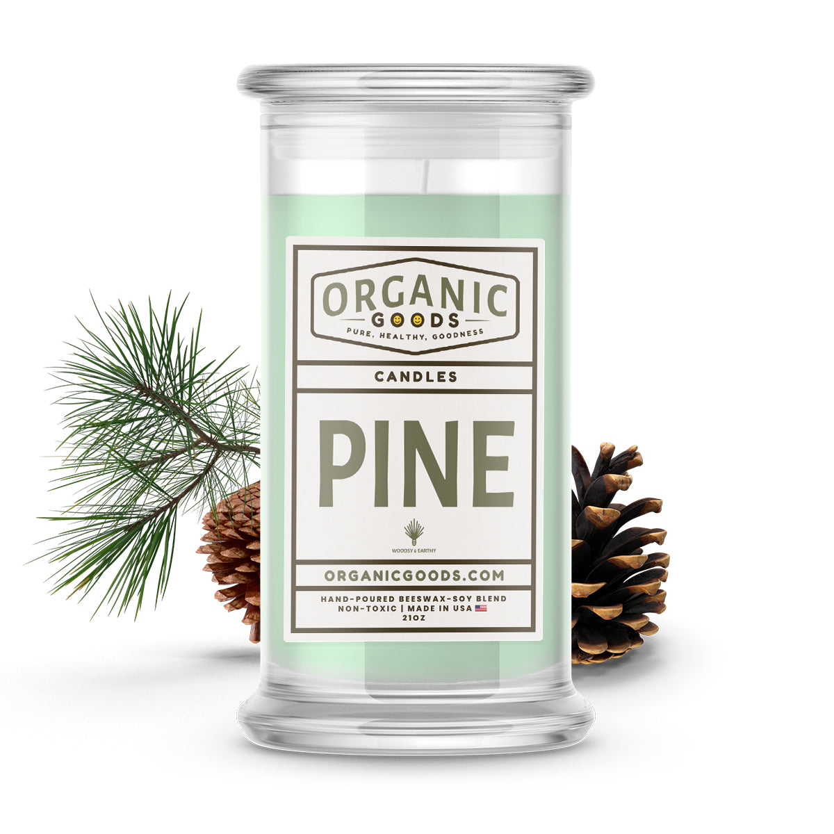 Pine Essential Oil Organic Candles
