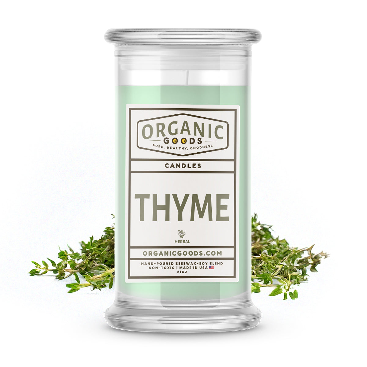 Thyme Essential Oil Organic Candles