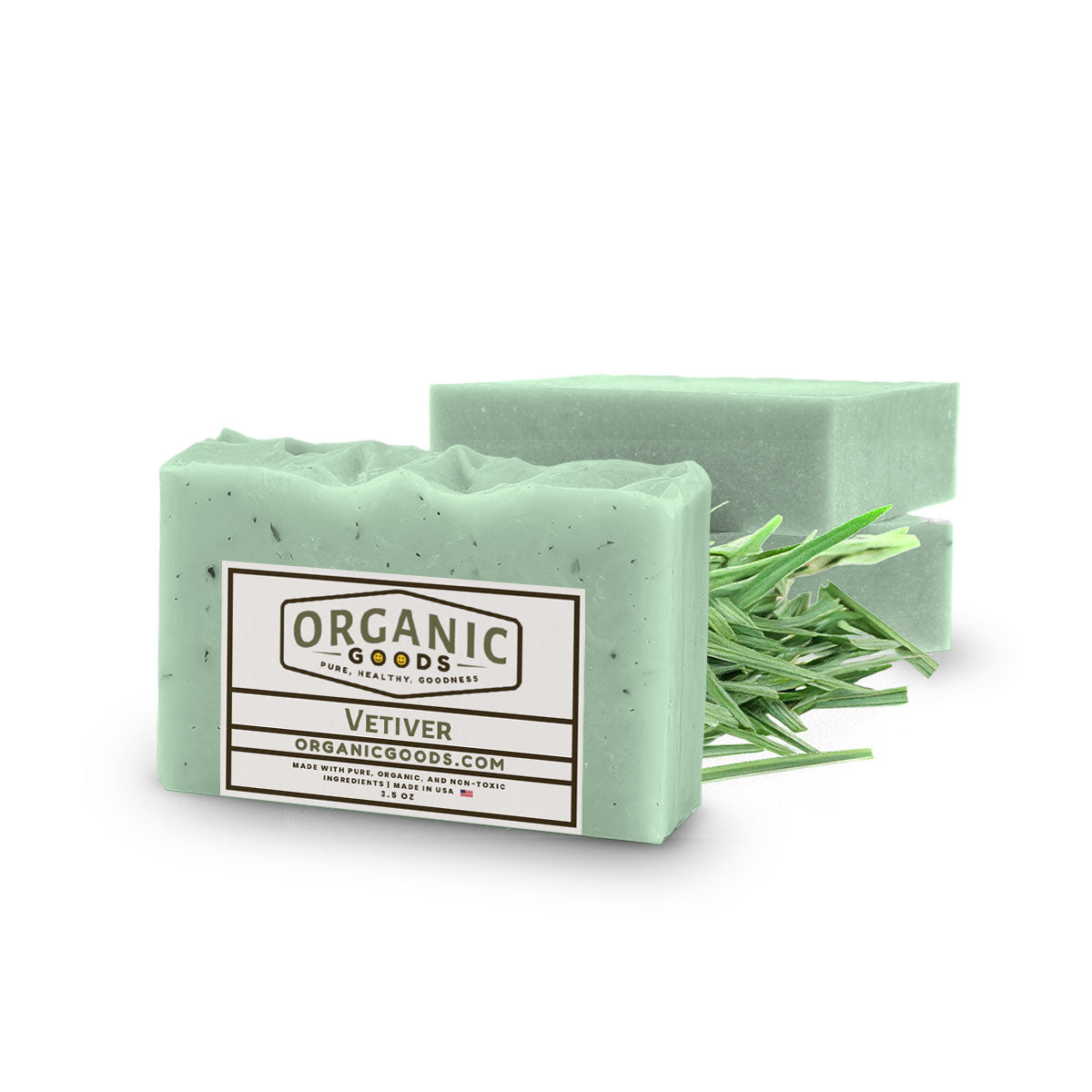Vetiver Scented Organic Bar Soap โ 4 oz