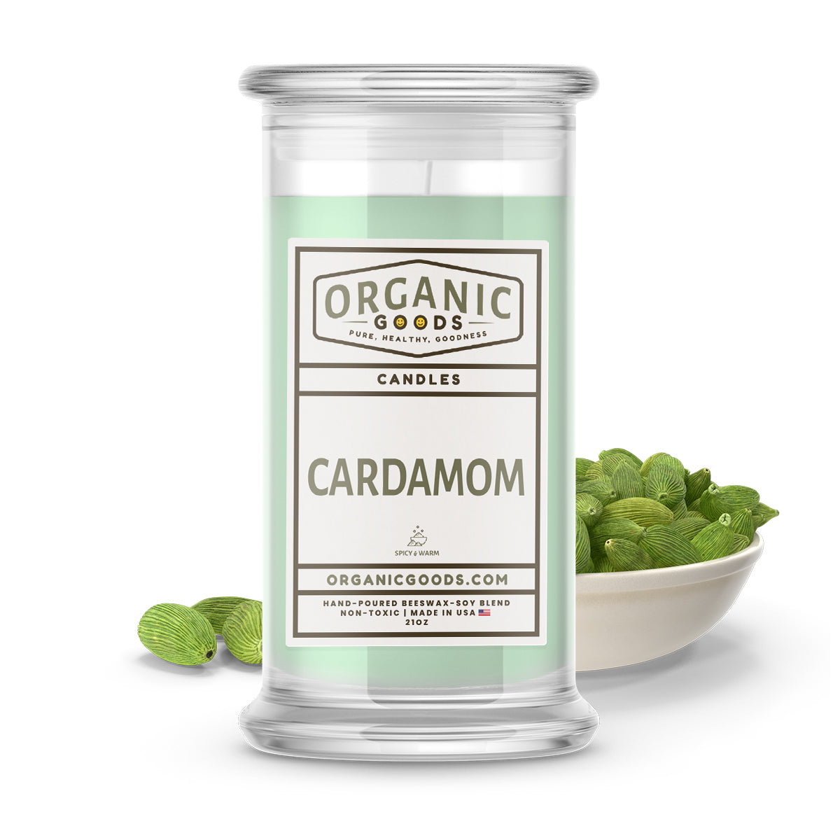 Cardamom Essential Oil Organic Candles