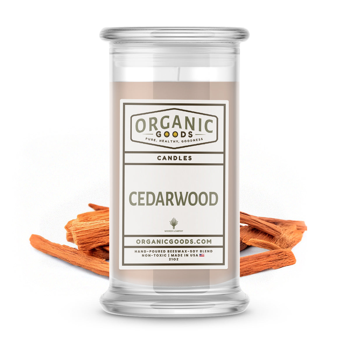 Cedarwood Essential Oil Organic Candles