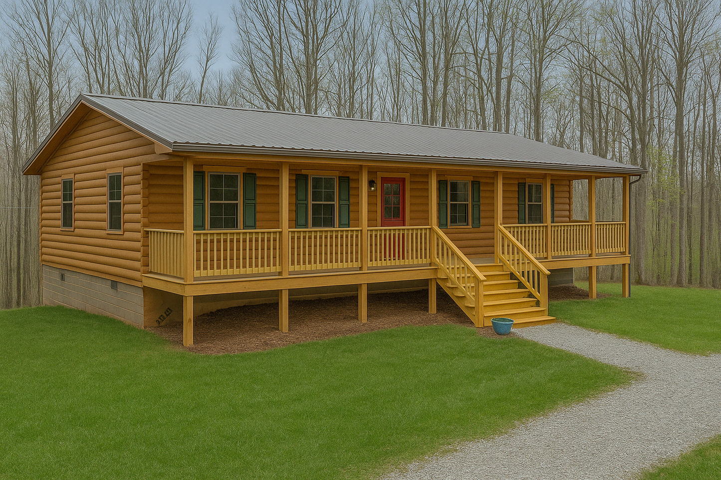 The Country Rancher Cabin (3 BED 2 BATH)