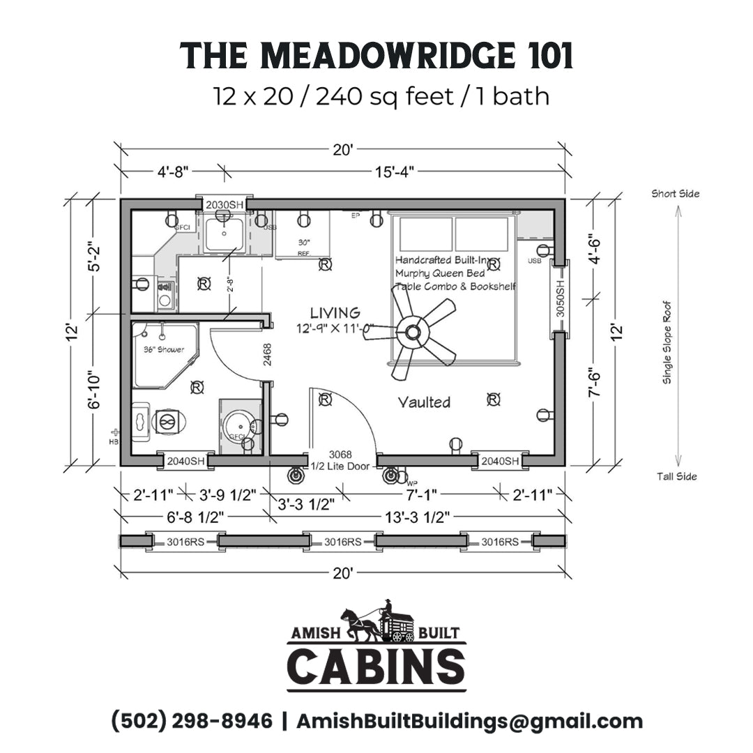 The Meadow Ridge ADU Cabin Series ( CONNECTICUT PRICING )