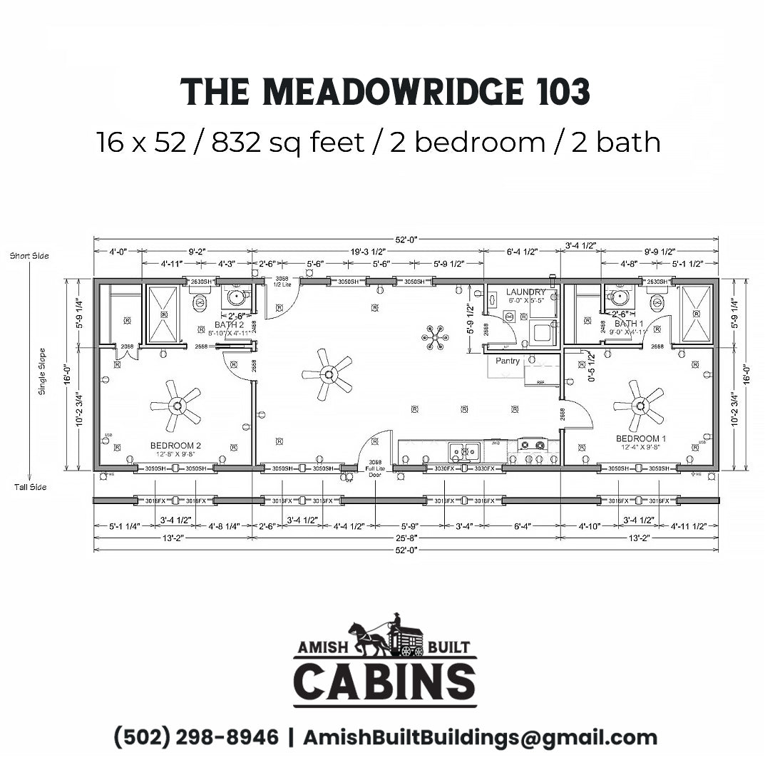 The Meadow Ridge ADU Cabin Series ( ARKANSAS PRICING )