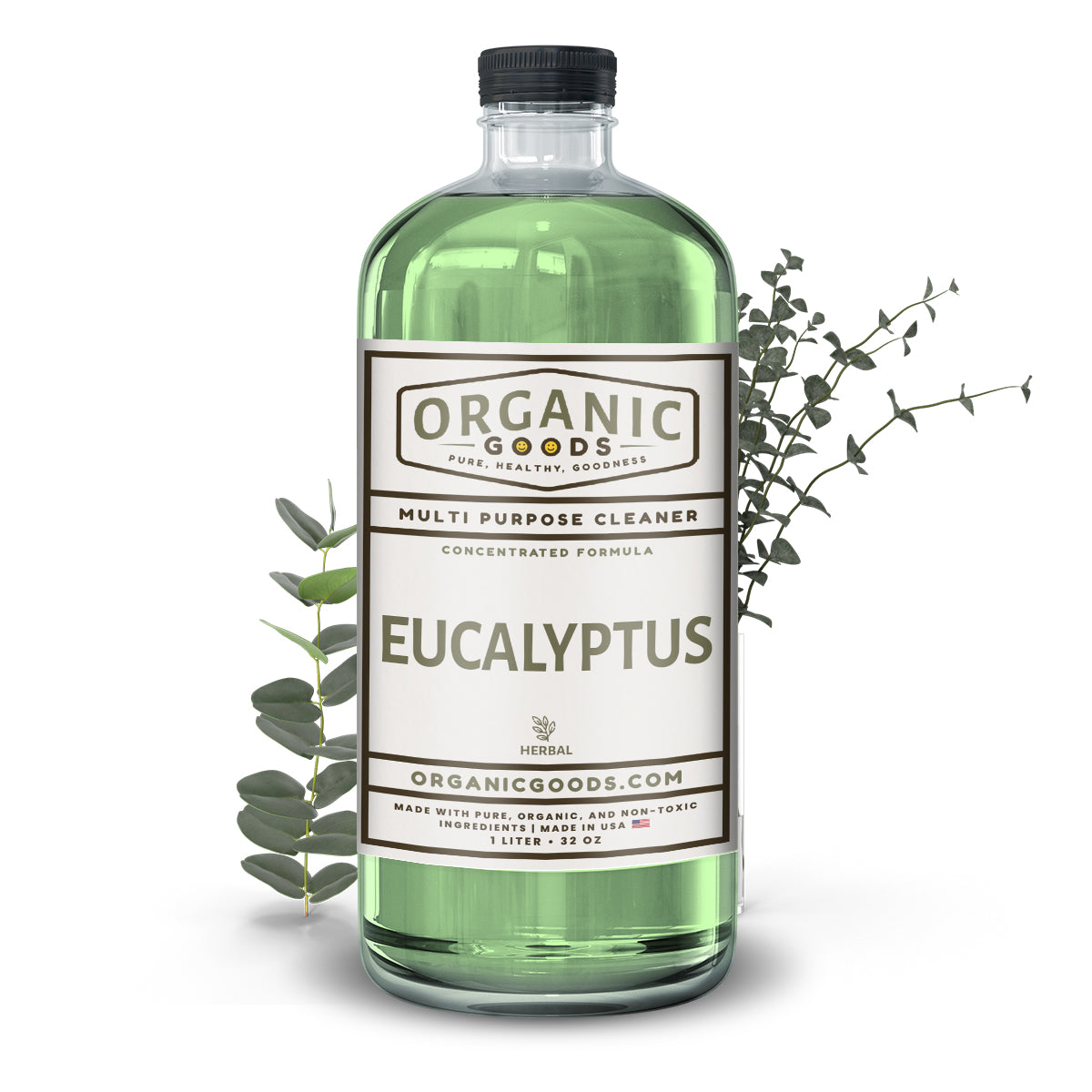 Organic Goods Concentrated Multi Purpose Cleaner - Eucalyptus Essential Oil Scent