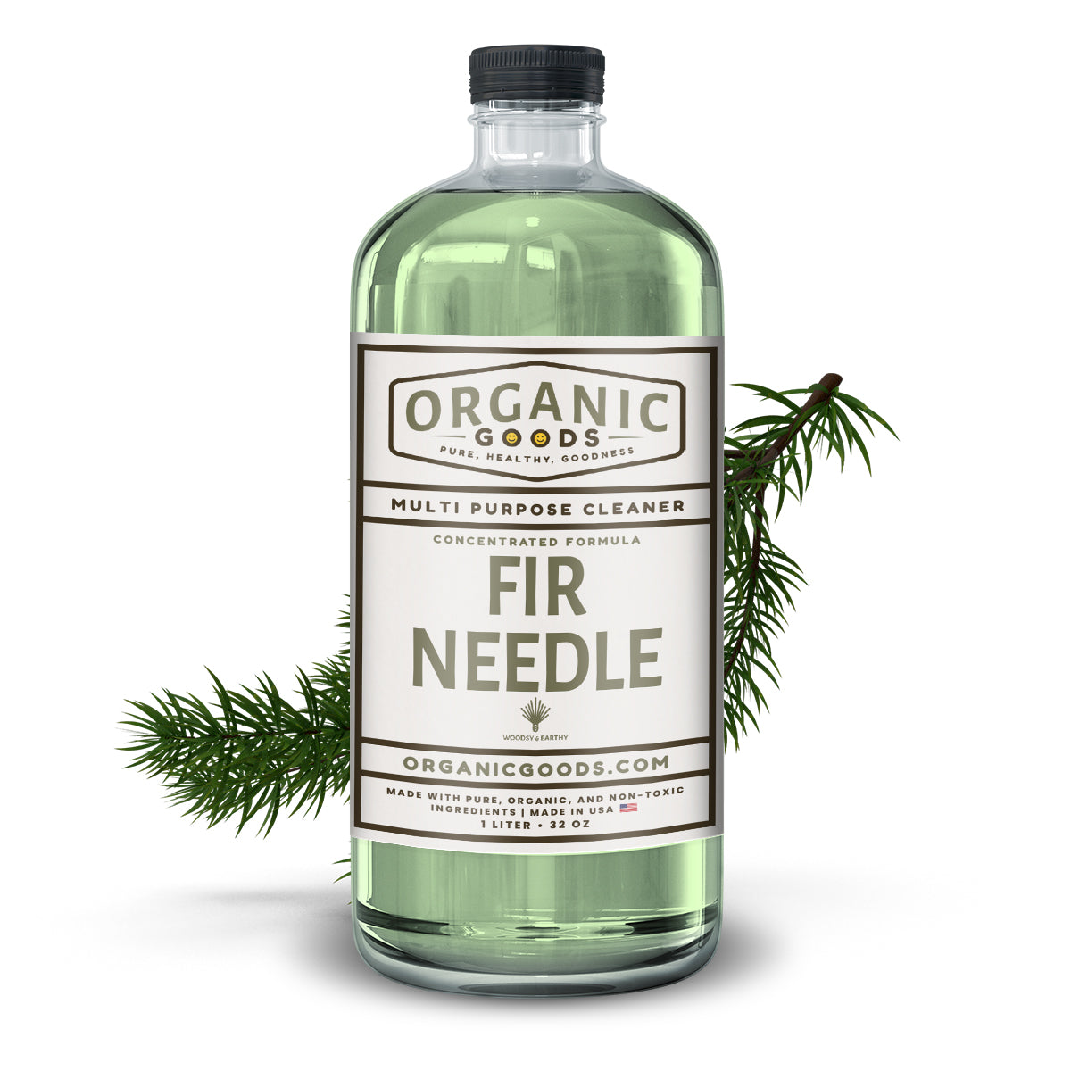 Organic Goods Concentrated Multi Purpose Cleaner - Fir Needle Essential Oil Scent