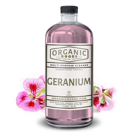 Organic Goods Concentrated Multi Purpose Cleaner - Geranium Essential Oil Scent