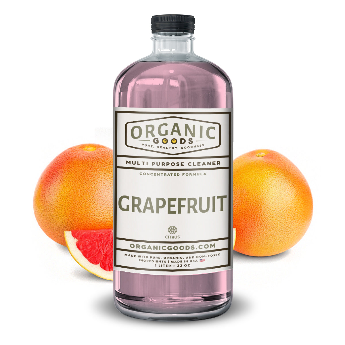 Organic Goods Concentrated Multi Purpose Cleaner - Grapefruit Essential Oil Scent