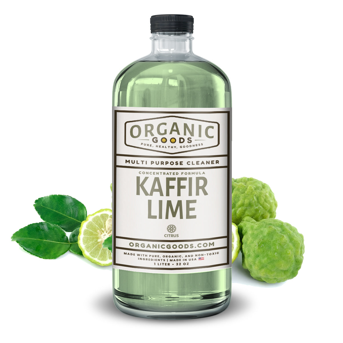 Organic Goods Concentrated Multi Purpose Cleaner - Kaffir Lime Essential Oil Scent