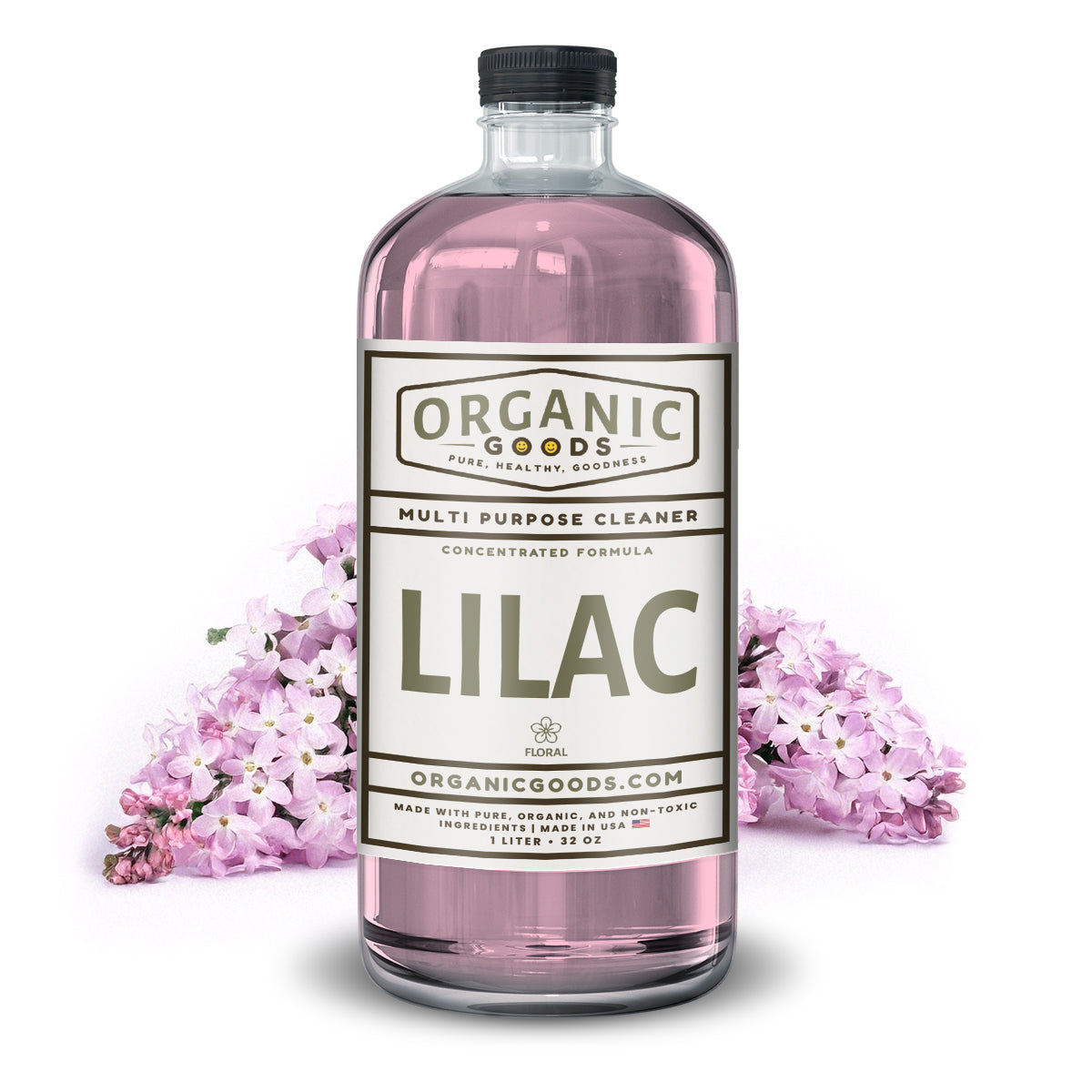 Organic Goods Concentrated Multi Purpose Cleaner - Lilac Essential Oil Scent