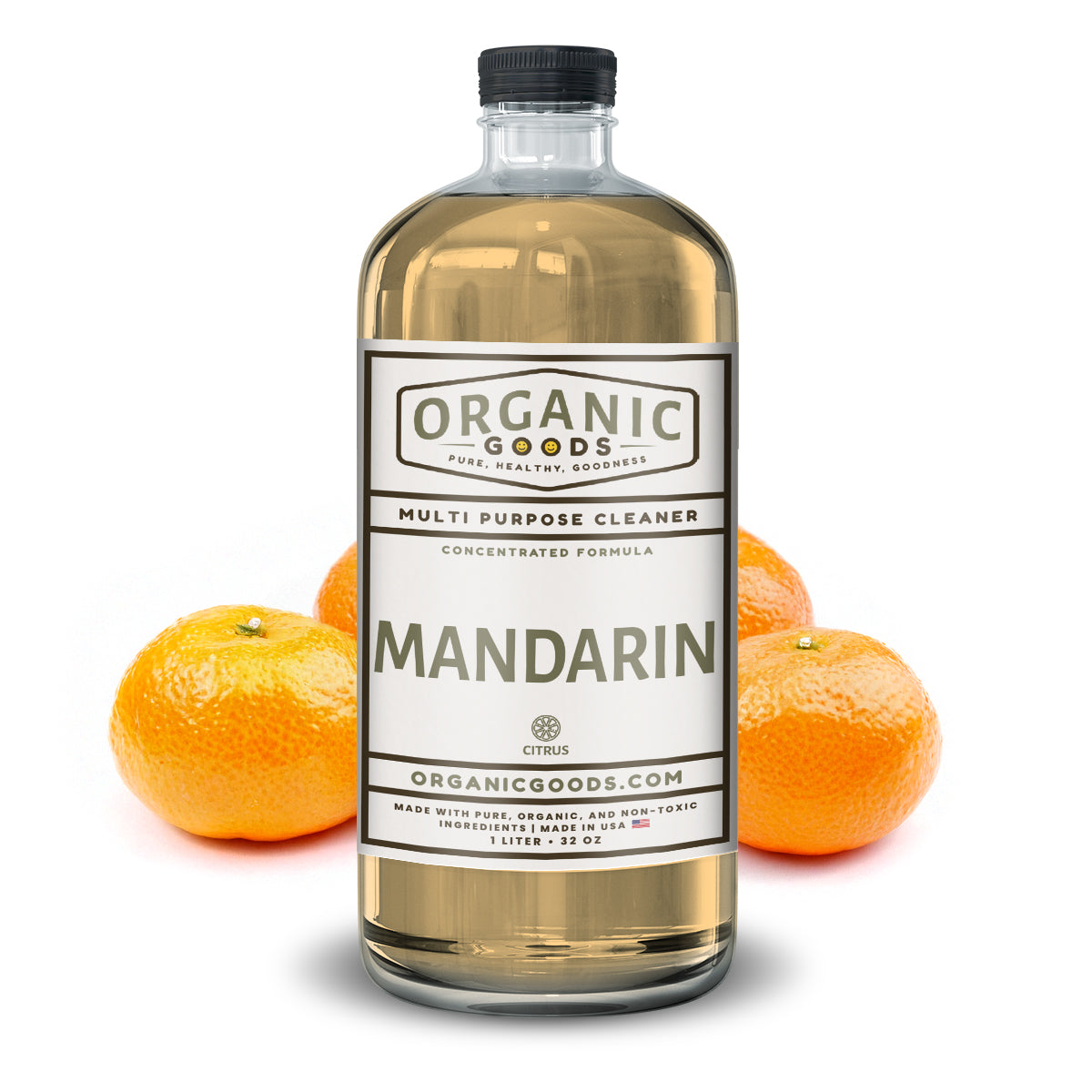 Organic Goods Concentrated Multi Purpose Cleaner - Mandarin Essential Oil Scent