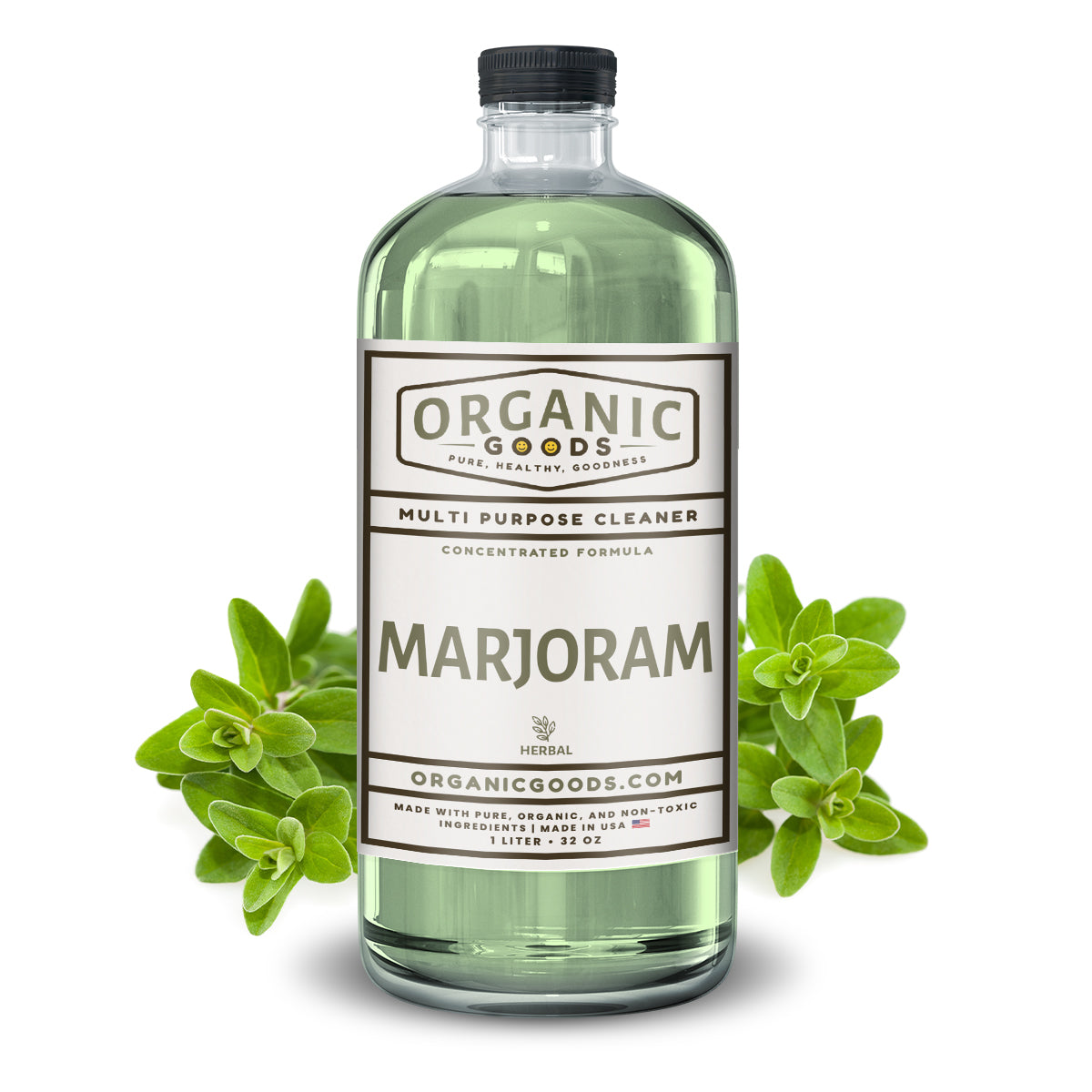 Organic Goods Concentrated Multi Purpose Cleaner - Marjoram Essential Oil Scent