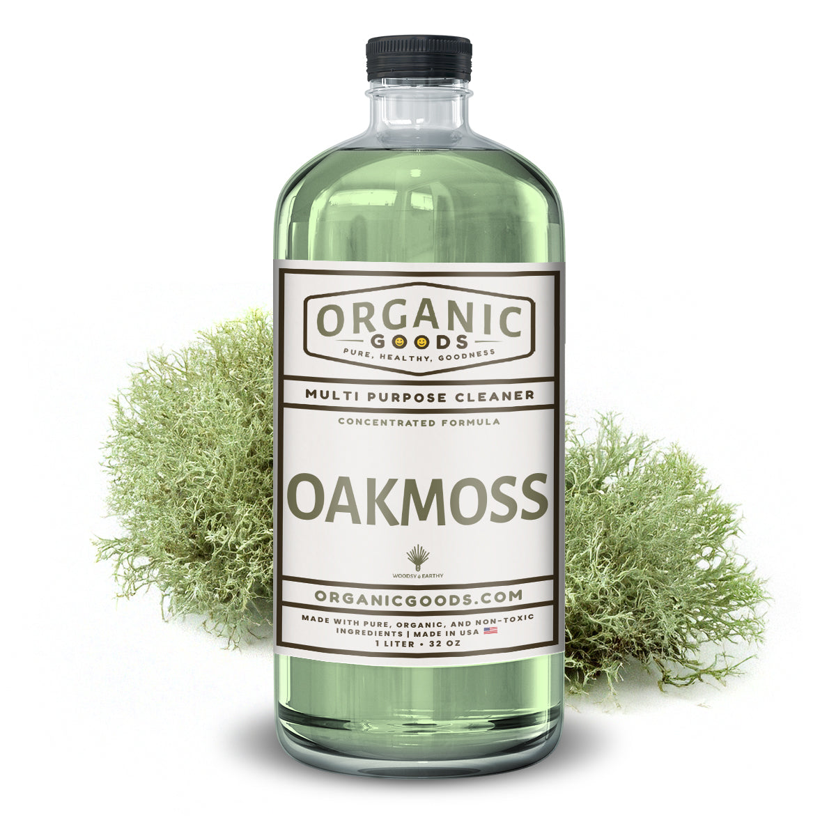 Organic Goods Concentrated Multi Purpose Cleaner - Oakmoss Essential Oil Scent