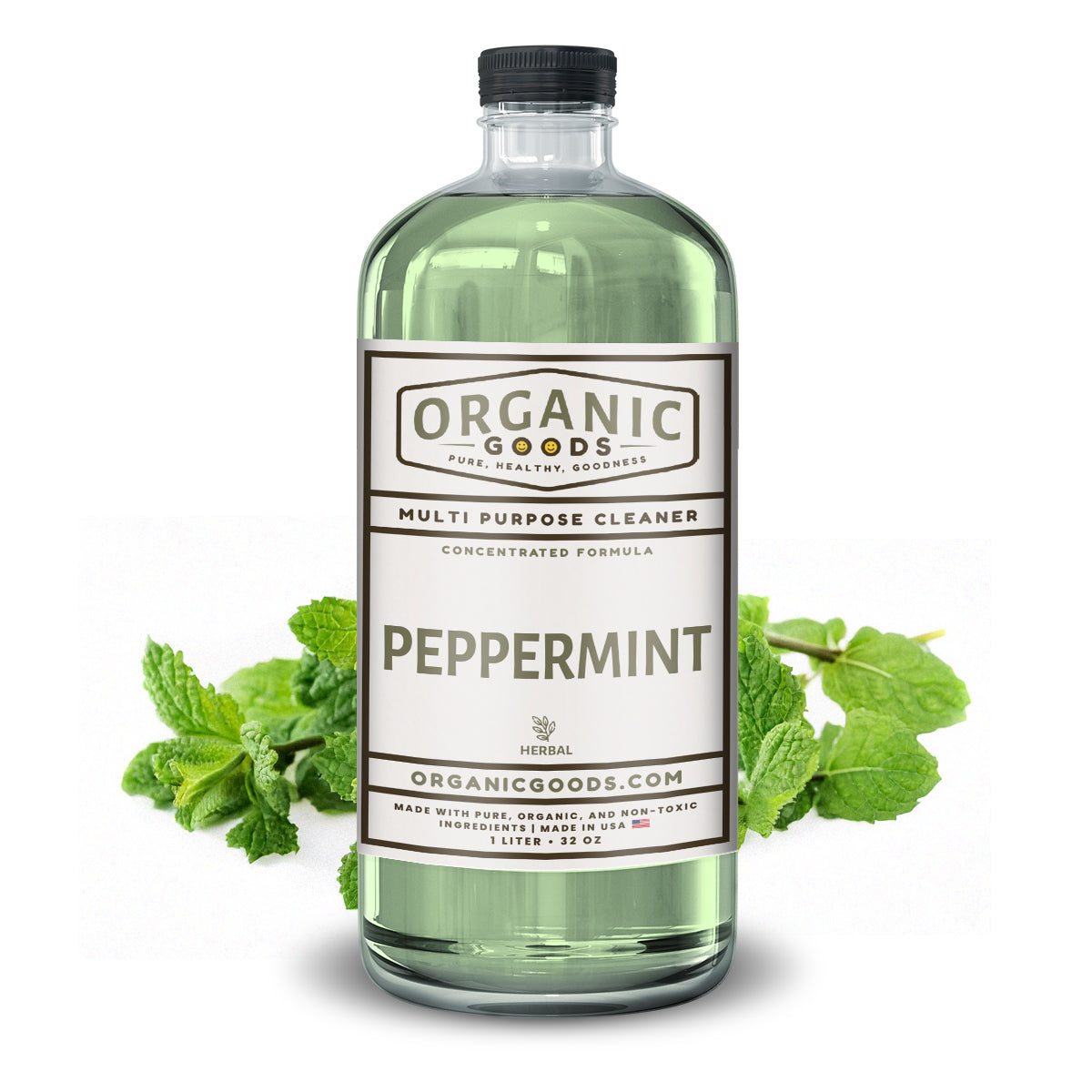 Organic Goods Concentrated Multi Purpose Cleaner - Peppermint Essential Oil Scent