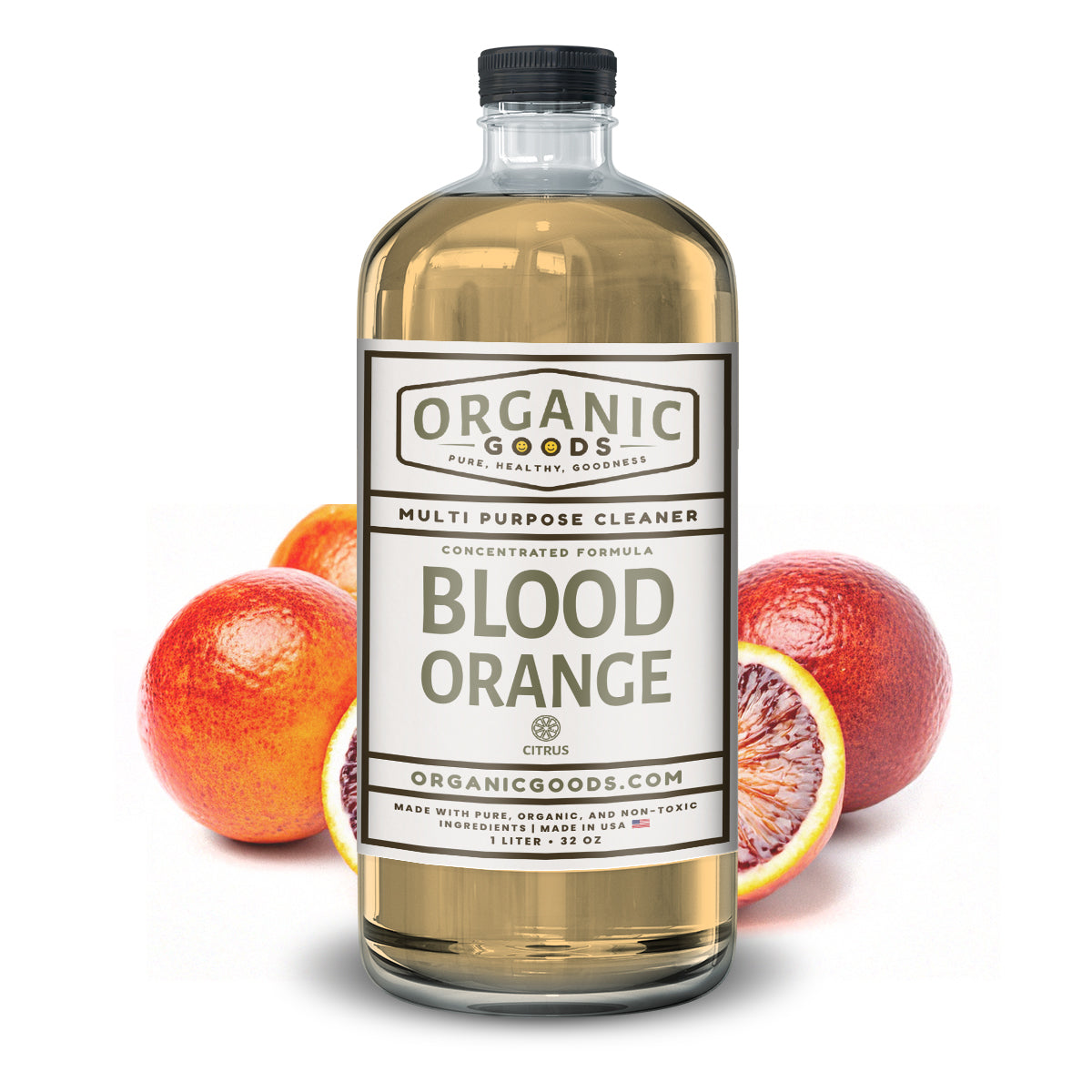 Organic Goods Concentrated Multi Purpose Cleaner - Blood Orange Essential Oil Scent