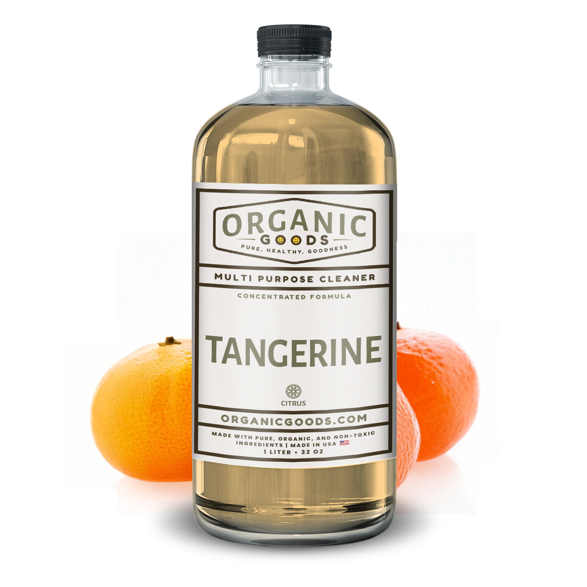 Organic Goods Concentrated Multi Purpose Cleaner - Tangerine Essential Oil Scent