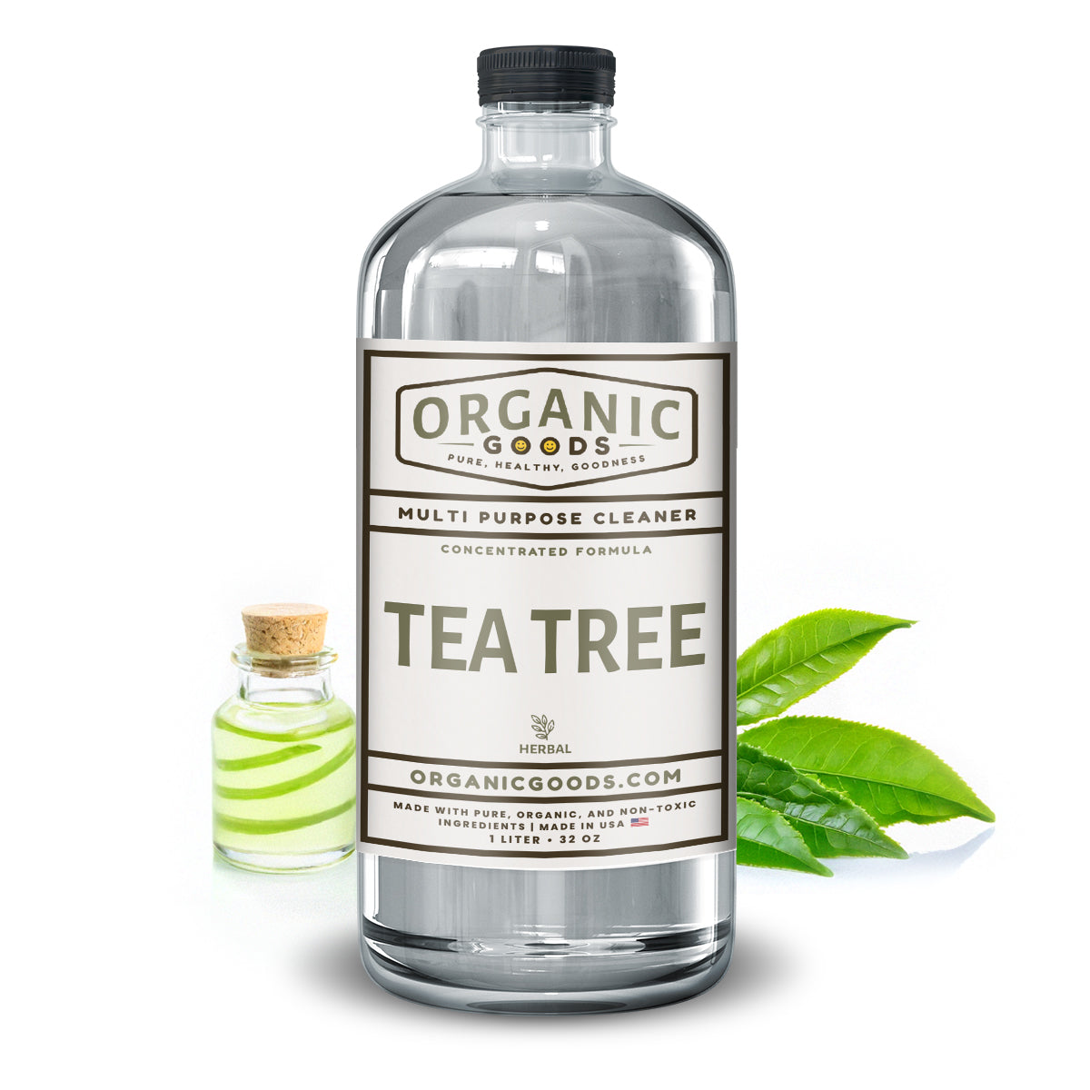 Organic Goods Concentrated Multi Purpose Cleaner - Tea Tree Essential Oil Scent