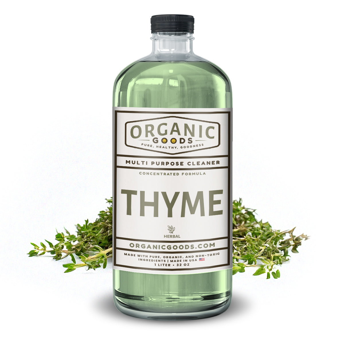 Organic Goods Concentrated Multi Purpose Cleaner - Thyme Essential Oil Scent