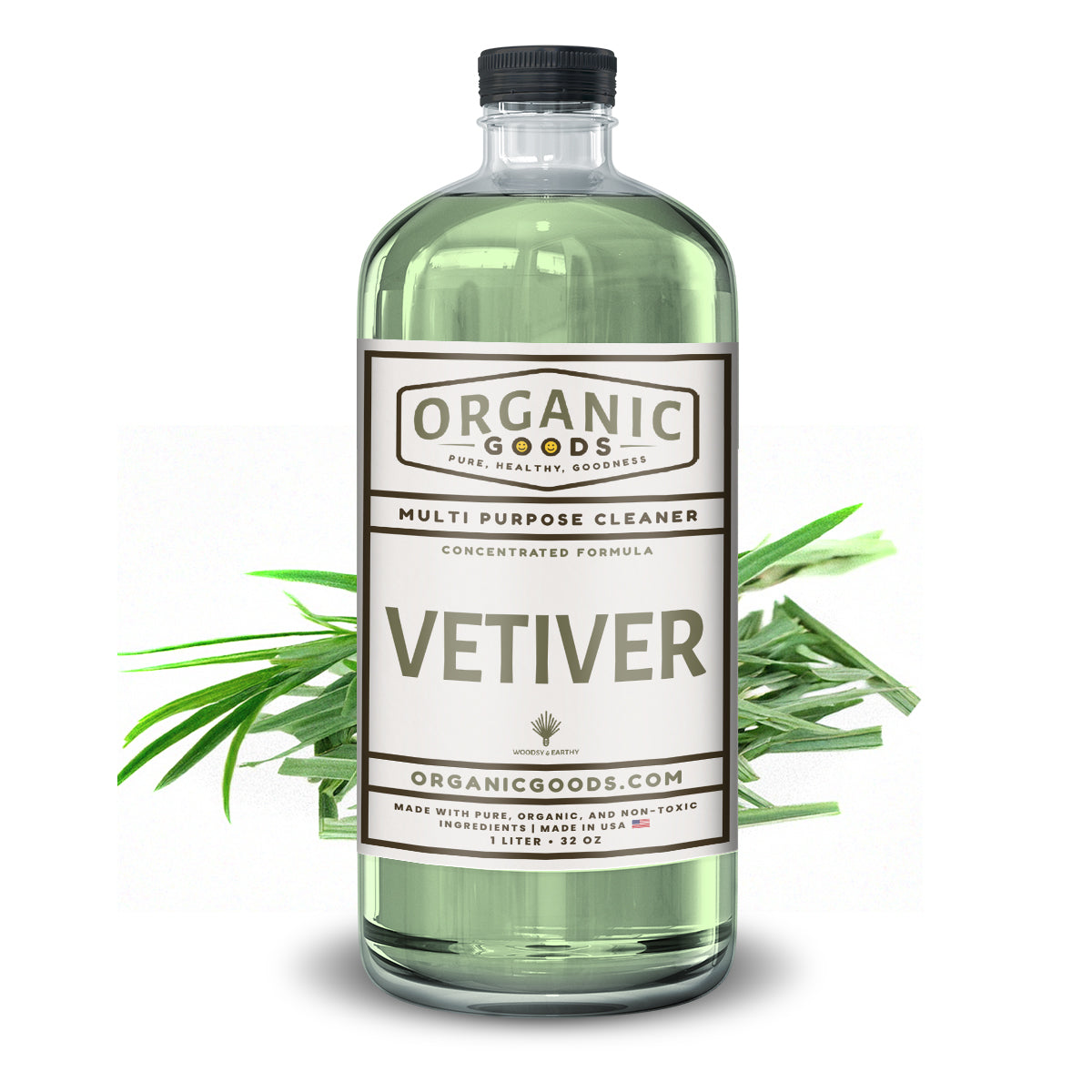 Organic Goods Concentrated Multi Purpose Cleaner - Vetiver Essential Oil Scent