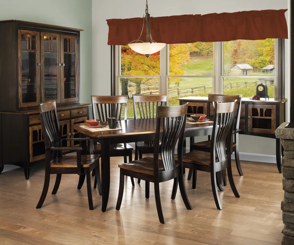 Amish made Christy Fanback Chair - Thumbnail 3