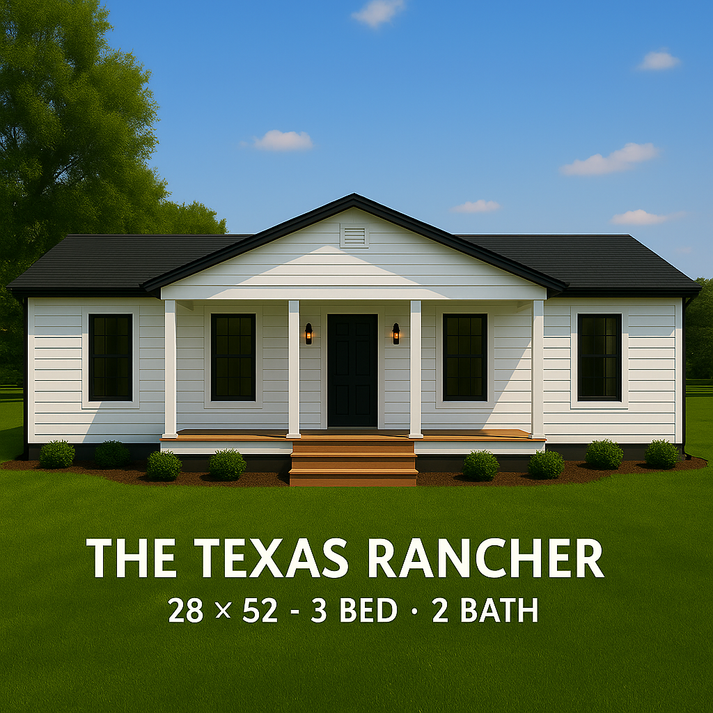 The Texas Rancher Cabin (3 BED 2 BATH) – OrganicGoods.com